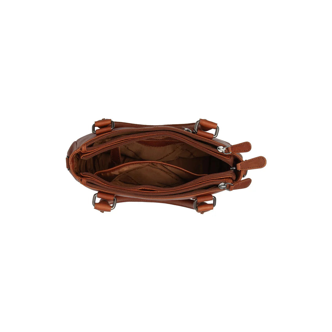 The Chesterfield Brand Fenja Axelväska 29 cm – Cognac