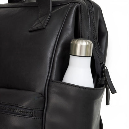 New Rebels Obsidian Tremont Ryggsäck i Läder – Svart