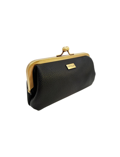 PIPOL Clutch Frame Black – Mönstrad necessär med bygel