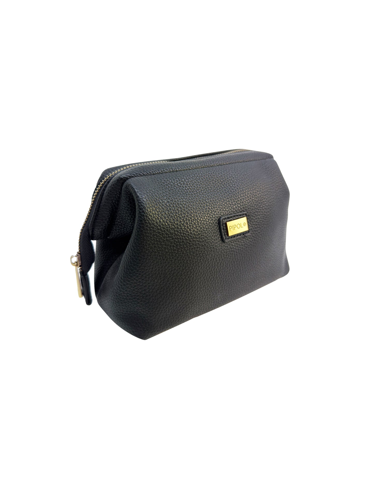 PIPOL Frame Cosmetic Medium Black – Necessär i veganläder