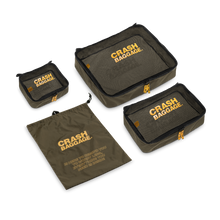 Crash Baggage Easy Life Kit Packningskuber 3-pack Grön