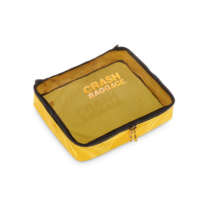 Crash Baggage Easy Life Kit Packningskuber 3-pack Gul