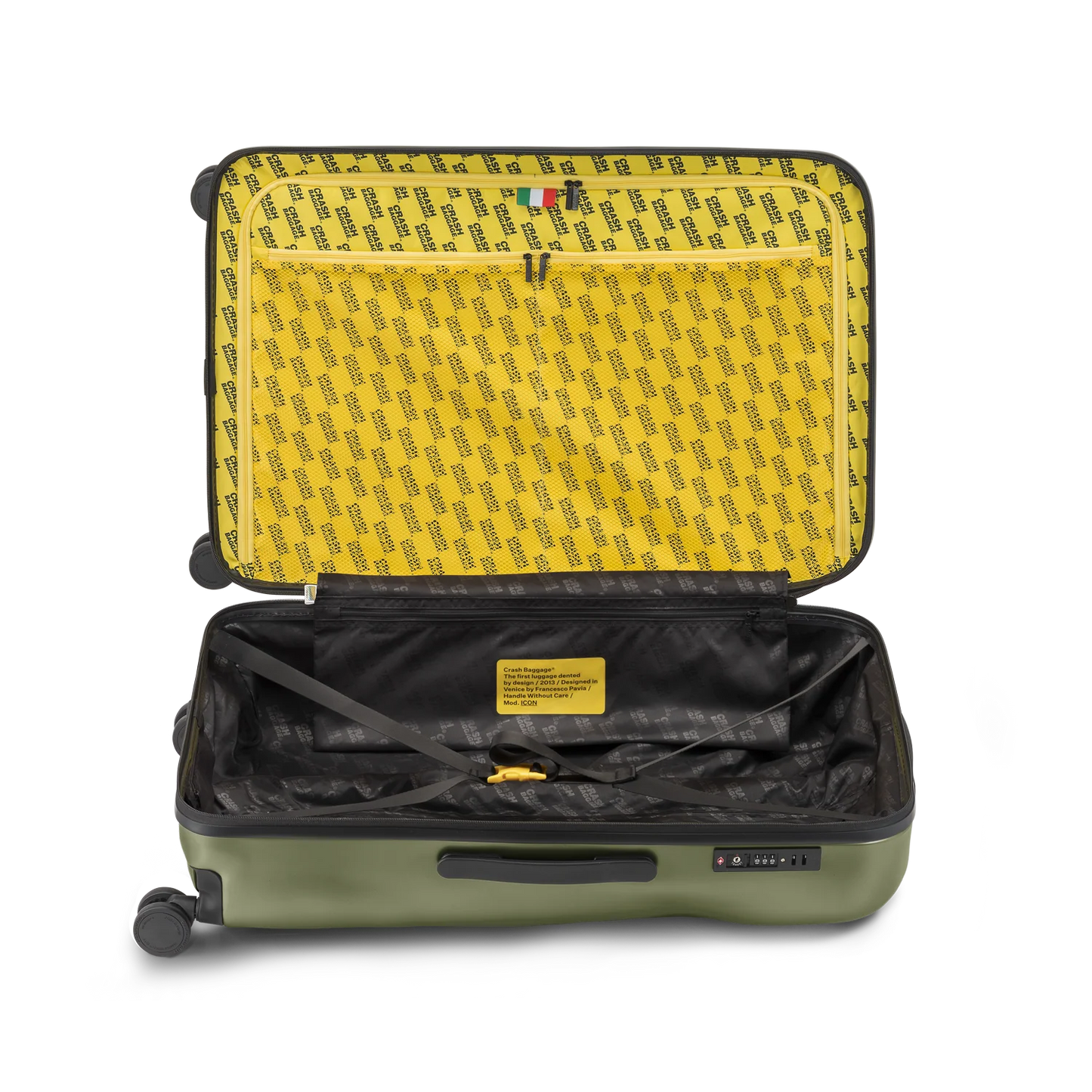 Crash Baggage Icon Stor resväska 79cm Olivgrön