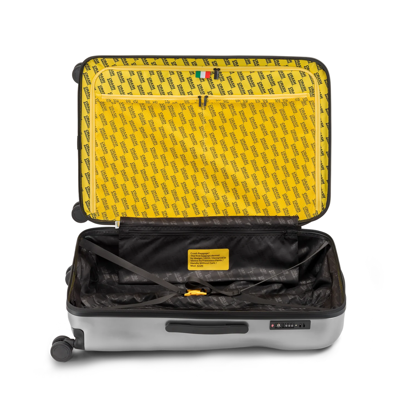 Crash Baggage Icon Stor resväska 79cm Silver