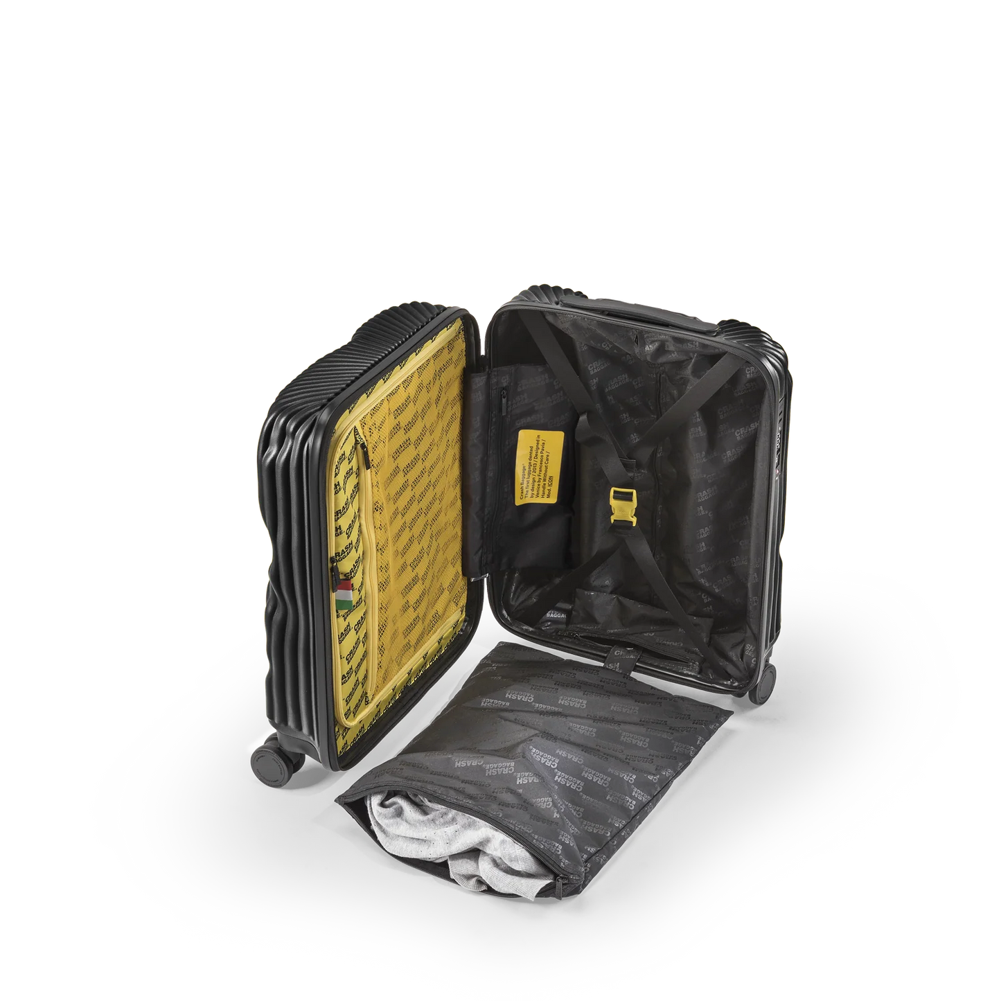 Crash Baggage Stripe Kabinväska 55 cm – Svart