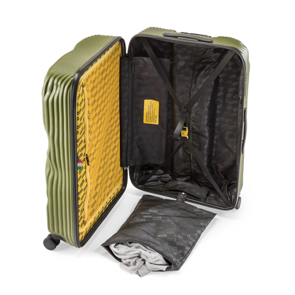 Crash Baggage Stripe Stor resväska 79 cm – Olivgrön