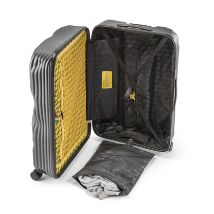 Crash Baggage Stripe Stor resväska 79 cm – Rökgrå