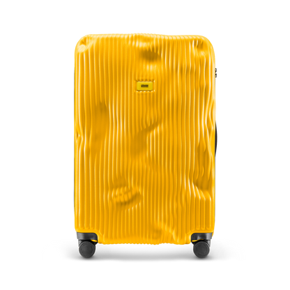 Crash Baggage Stripe Stor resväska 79 cm – Gul