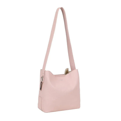 Ulrika Design Bar Zipper - Ljusrosa Axelväska 38cm