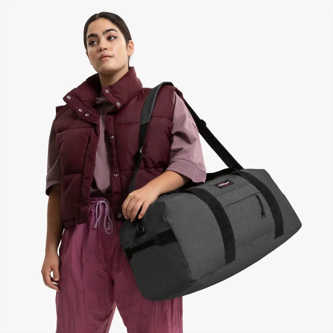Eastpak Station + - Svart Denim Duffelväska 62cm
