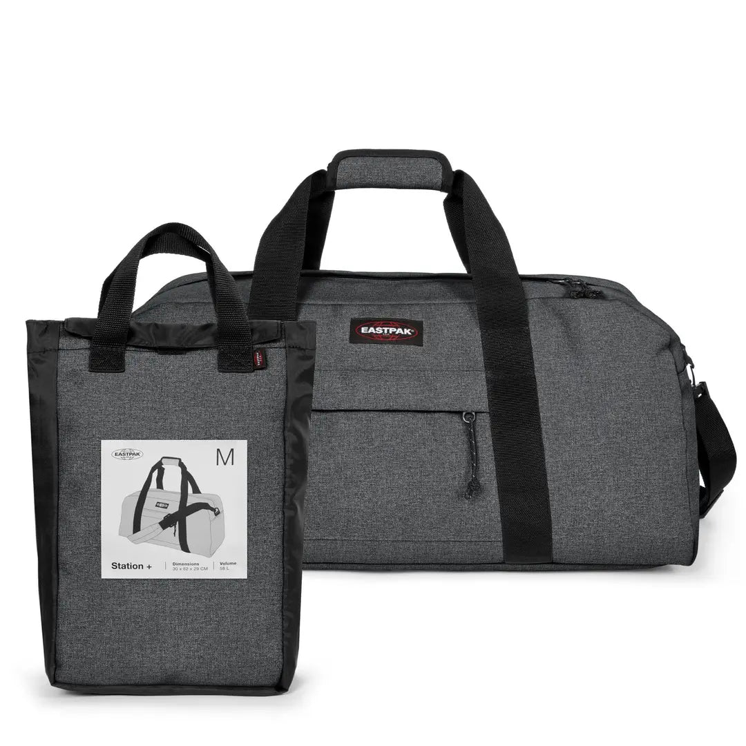 Eastpak Station + - Svart Denim Duffelväska 62cm