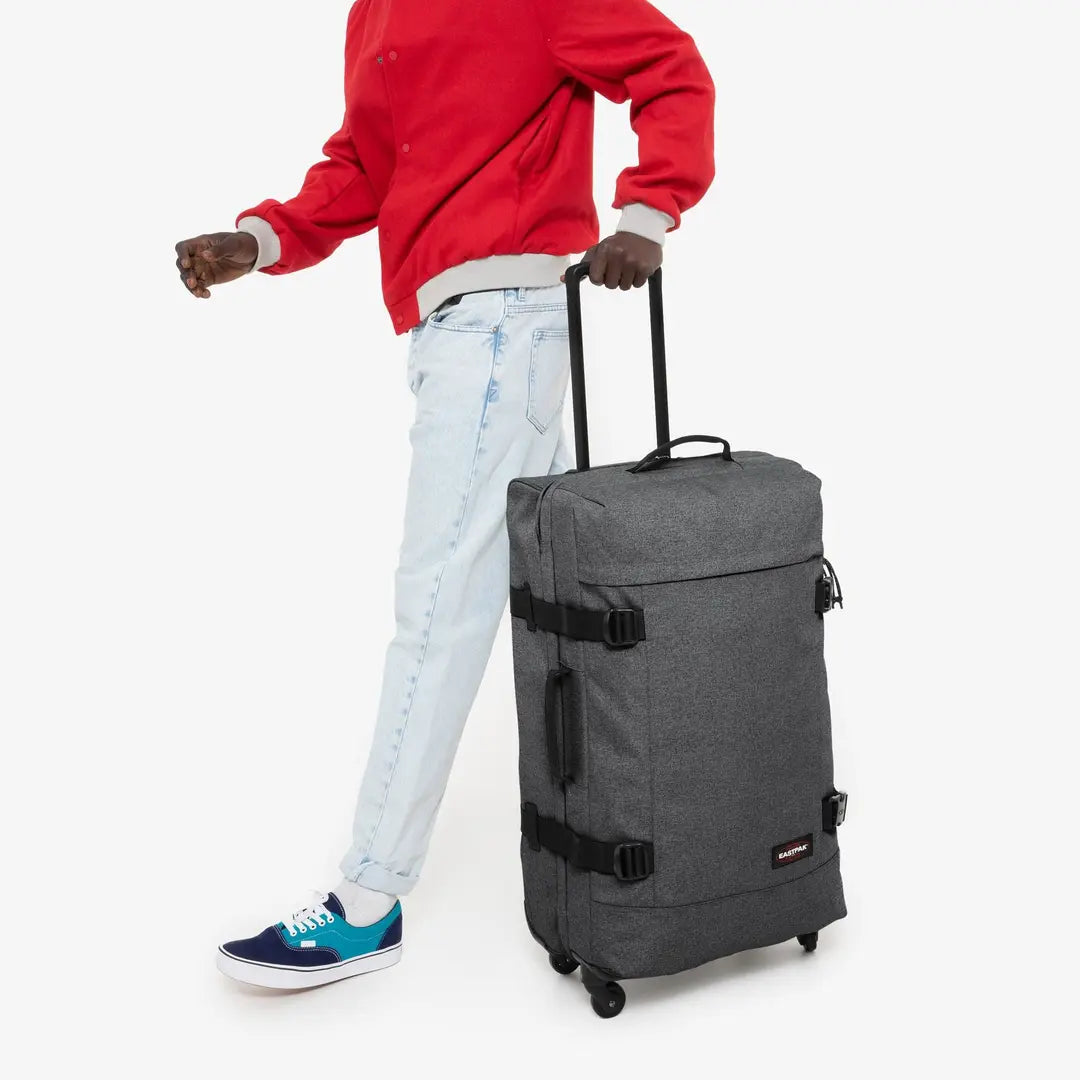 Eastpak Trans4 L - Svart Denim Stor Resväska 75cm