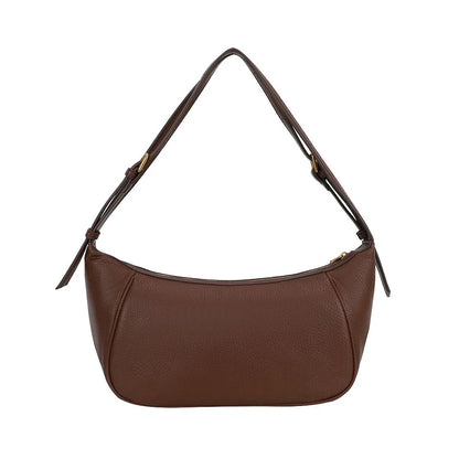 Ulrika Design Recycled PU 2.0 – Axelväska 40cm – Brun