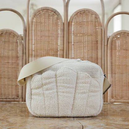 Skötväska Cross Body - White Bouclé