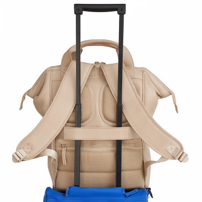 New Rebels Obsidian Tremont Ryggsäck i Läder – beige