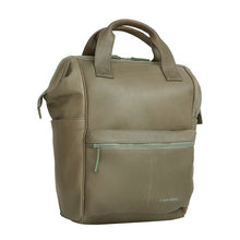 New Rebels Obsidian Tremont Ryggsäck i Läder – Grön