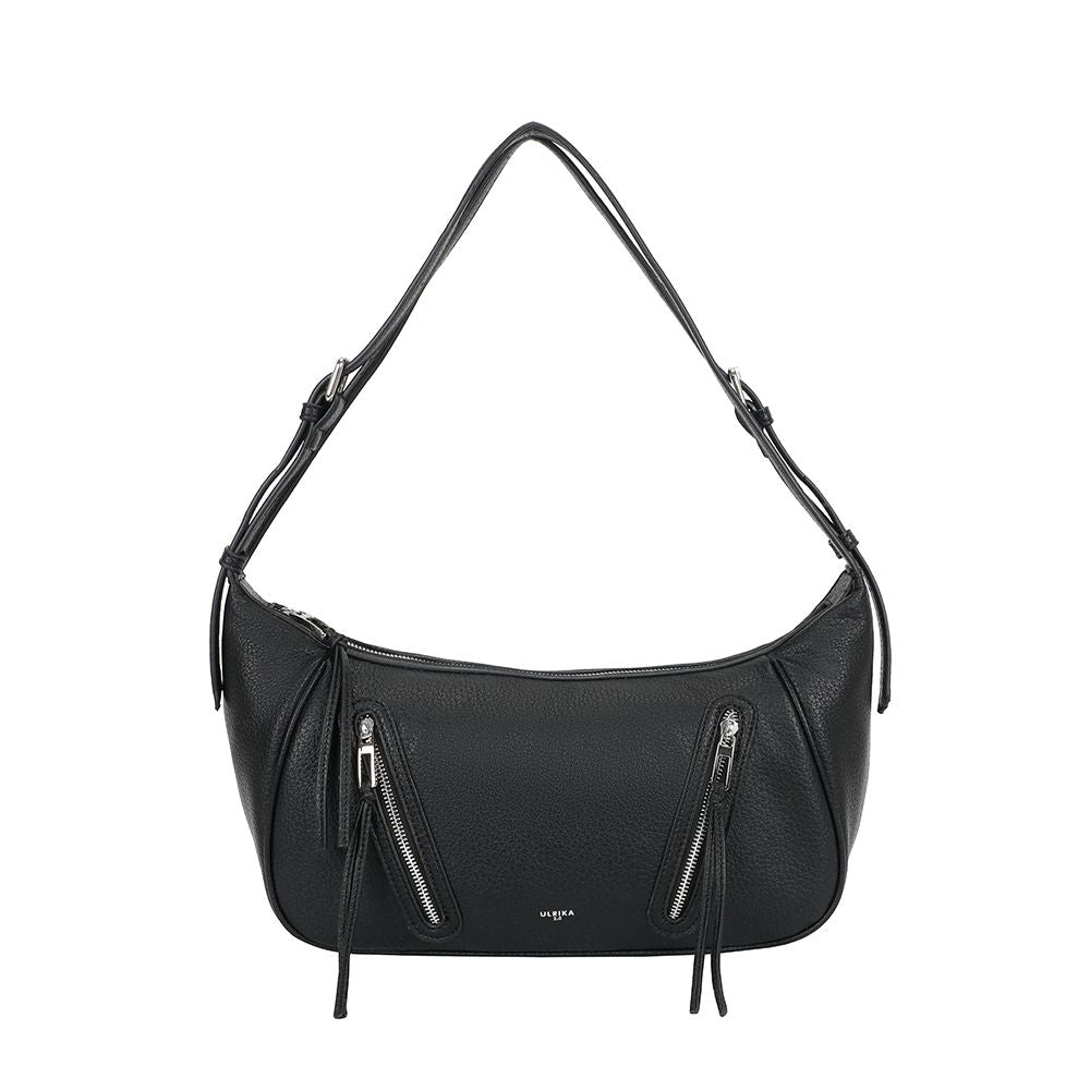 Ulrika Design Recycled PU 2.0 – Axelväska 40cm – Svart
