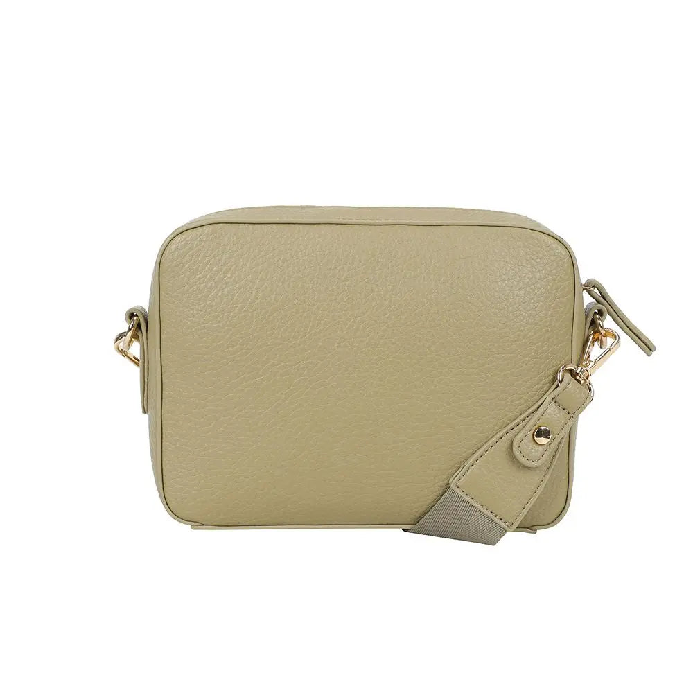 Ulrika Design Bar Zipper - Grön Axelväska 21cm