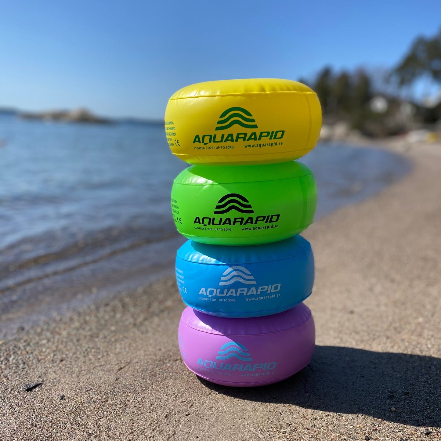 Aquarapid - Aquaring armringar - 30 kg Crystal Blue