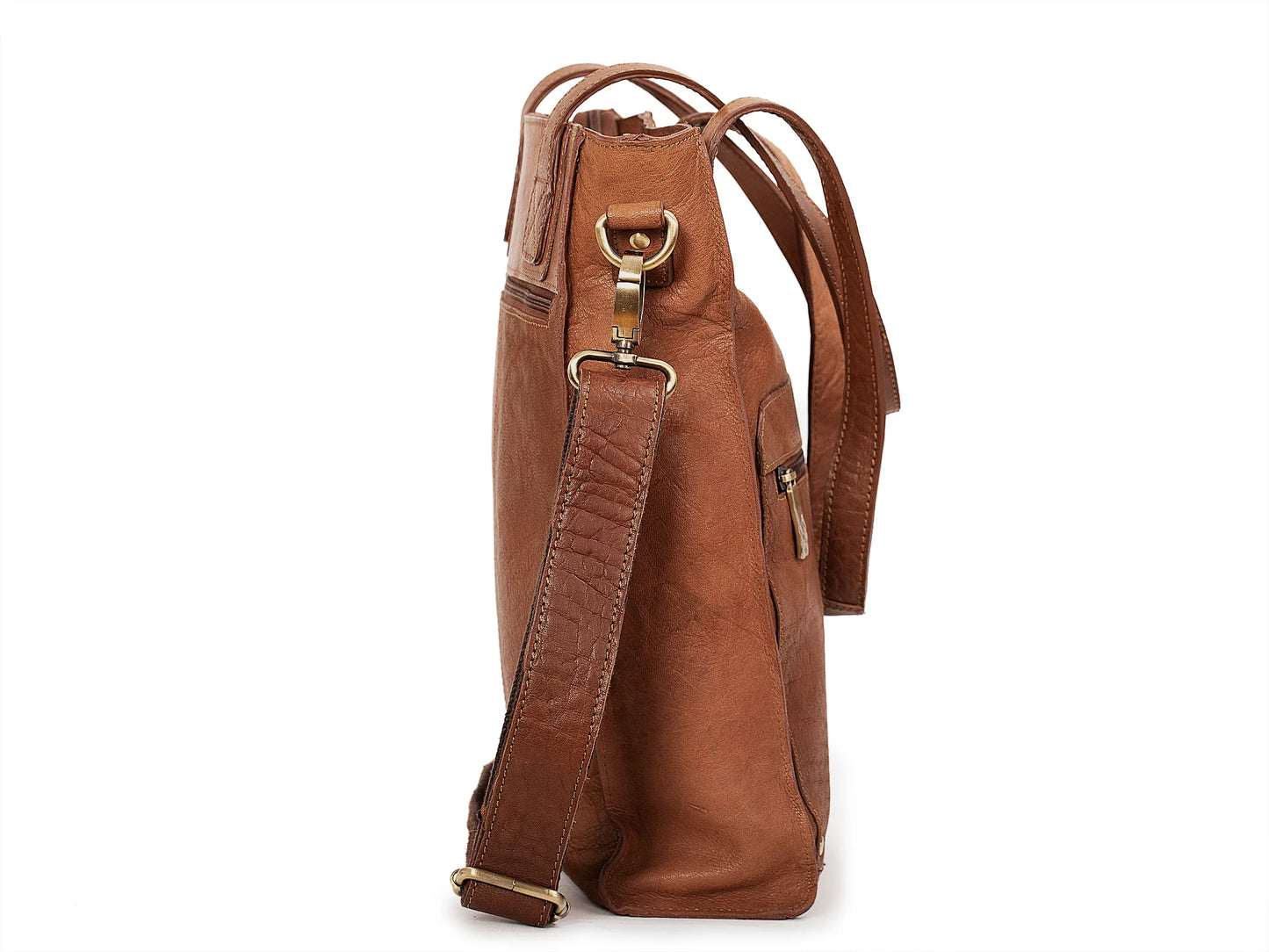 BaooBaoo Totebag – Shoppingväska 13" – Tan