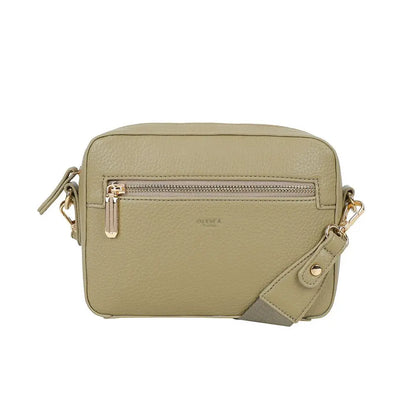 Ulrika Design Bar Zipper - Grön Axelväska 21cm