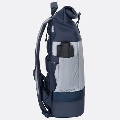 OAK25 Commute Rolltop M 2.0 – Laptopryggsäck 16" – Marinblå