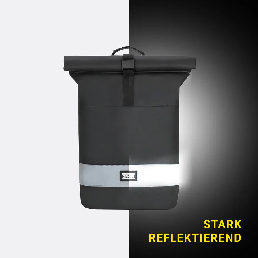 OAK25 Everyday Rolltop - Bike – Svart
