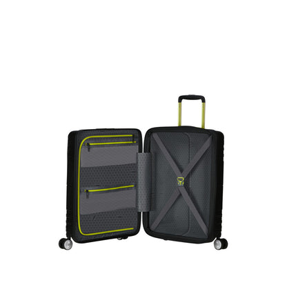 American Tourister Hello Cabin - Svart/Lime Kabinväska 55cm