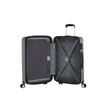 American Tourister Flashline Mellanstor resväska 67 cm – Silver