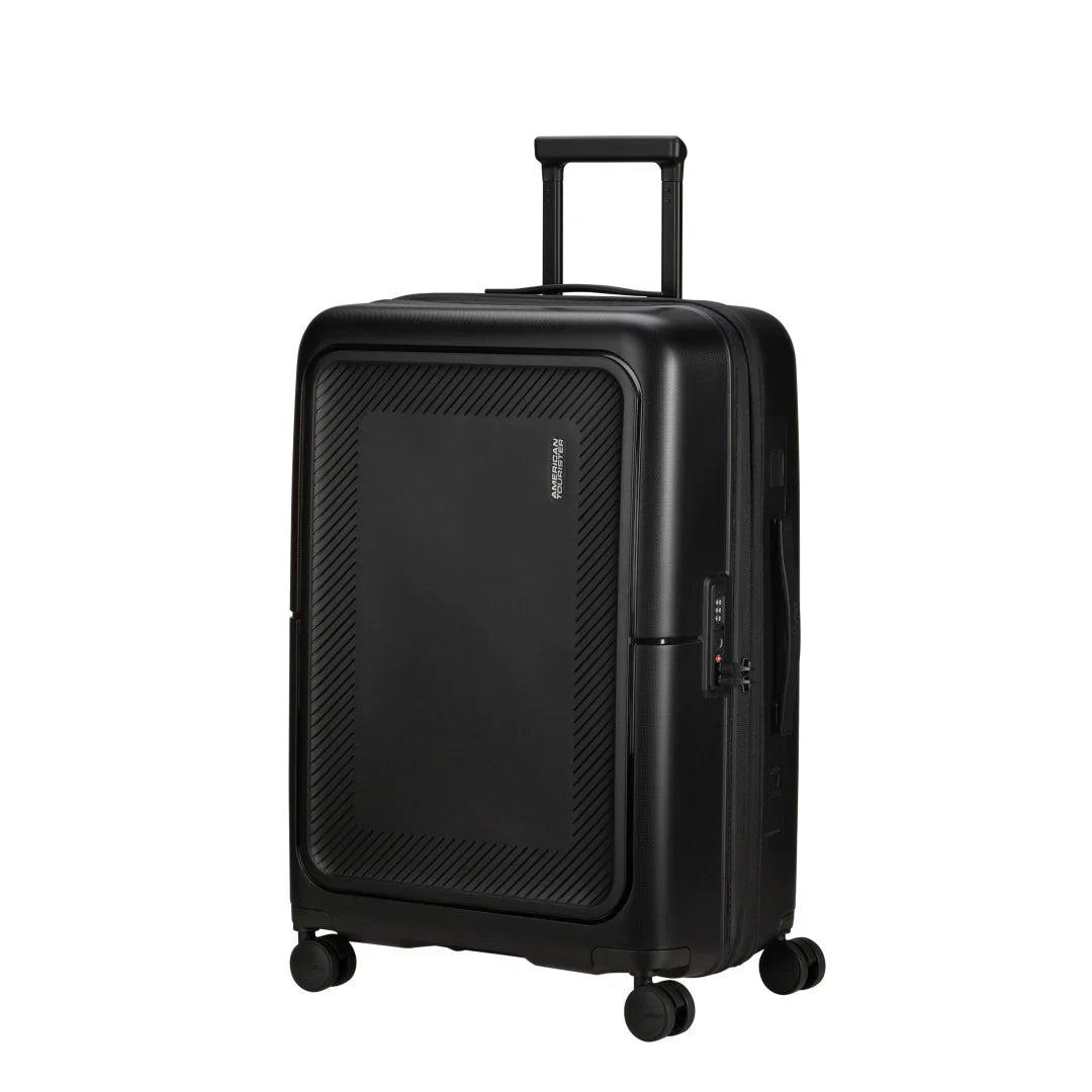American Tourister Dashpop Spinner - Svart Mellanstor Resväska 67cm