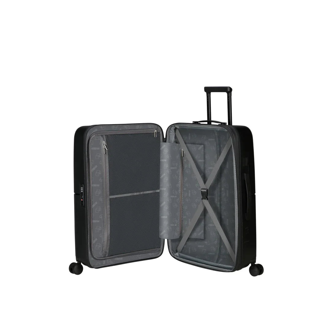 American Tourister Dashpop Spinner - Svart Mellanstor Resväska 67cm