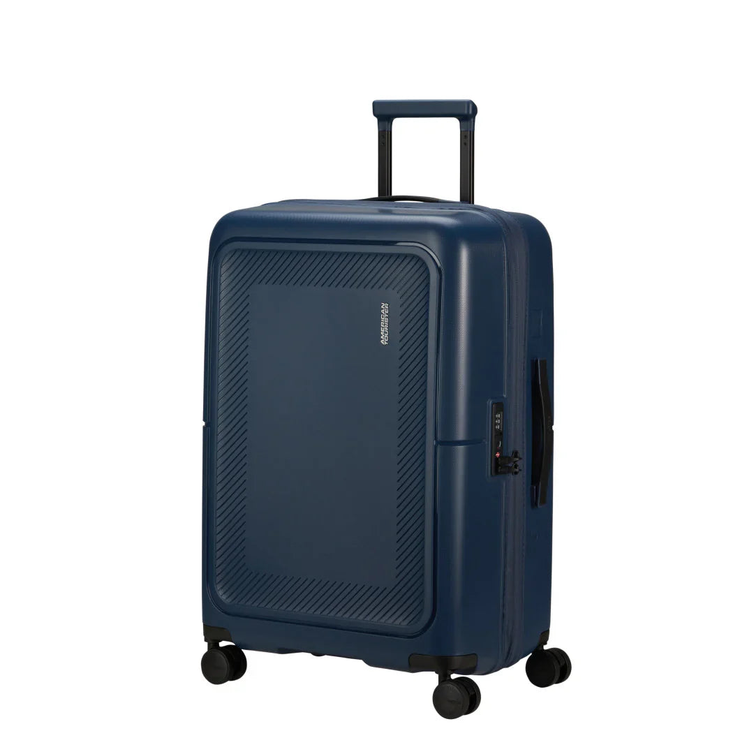 American Tourister Dashpop Spinner - Navy Mellanstor Resväska 67cm