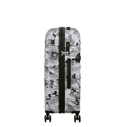 American Tourister Wavebreaker Disney Mellanstor Resväska 67cm – Minnie Comics Vit