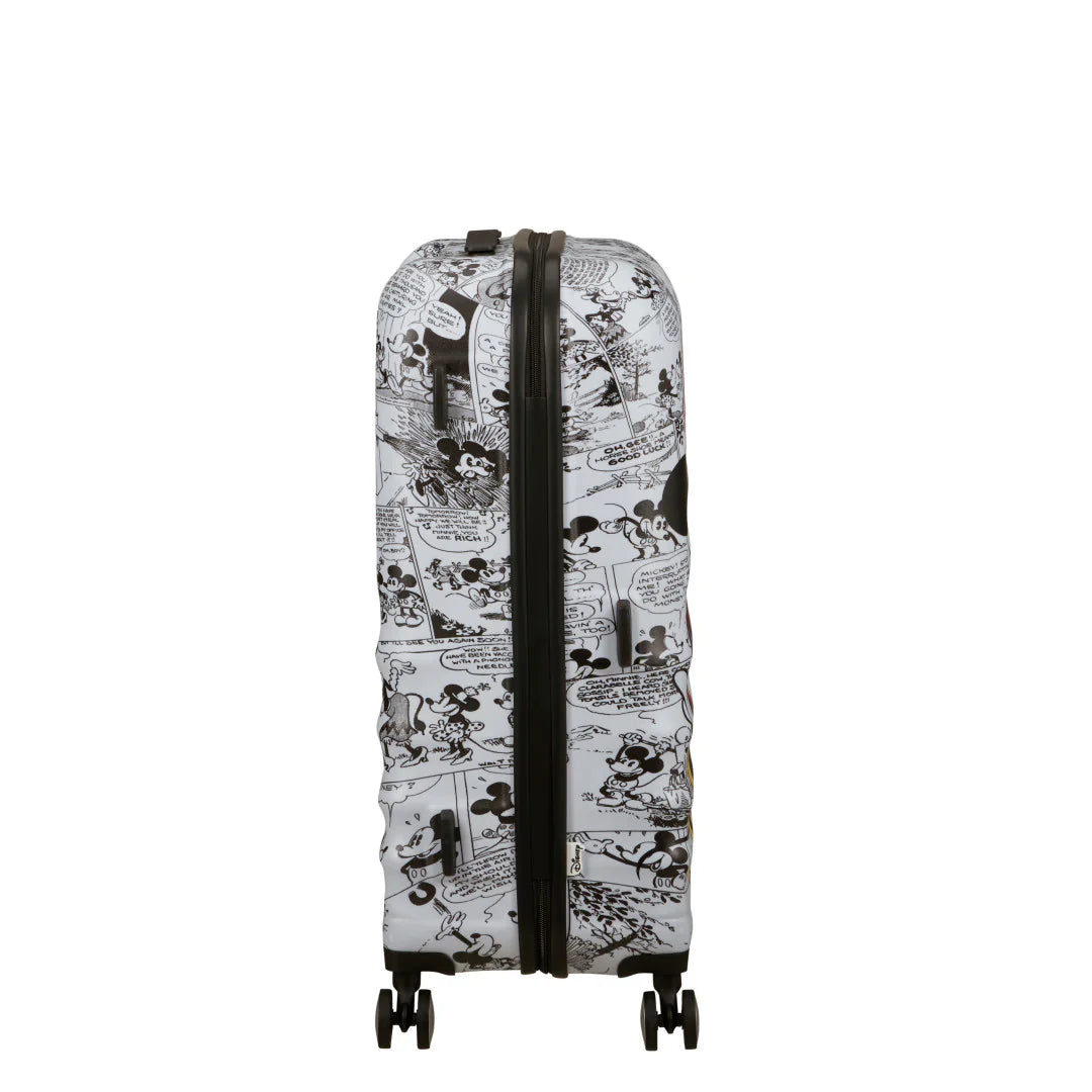 American Tourister Wavebreaker Disney Mellanstor Resväska 67cm – Minnie Comics Vit