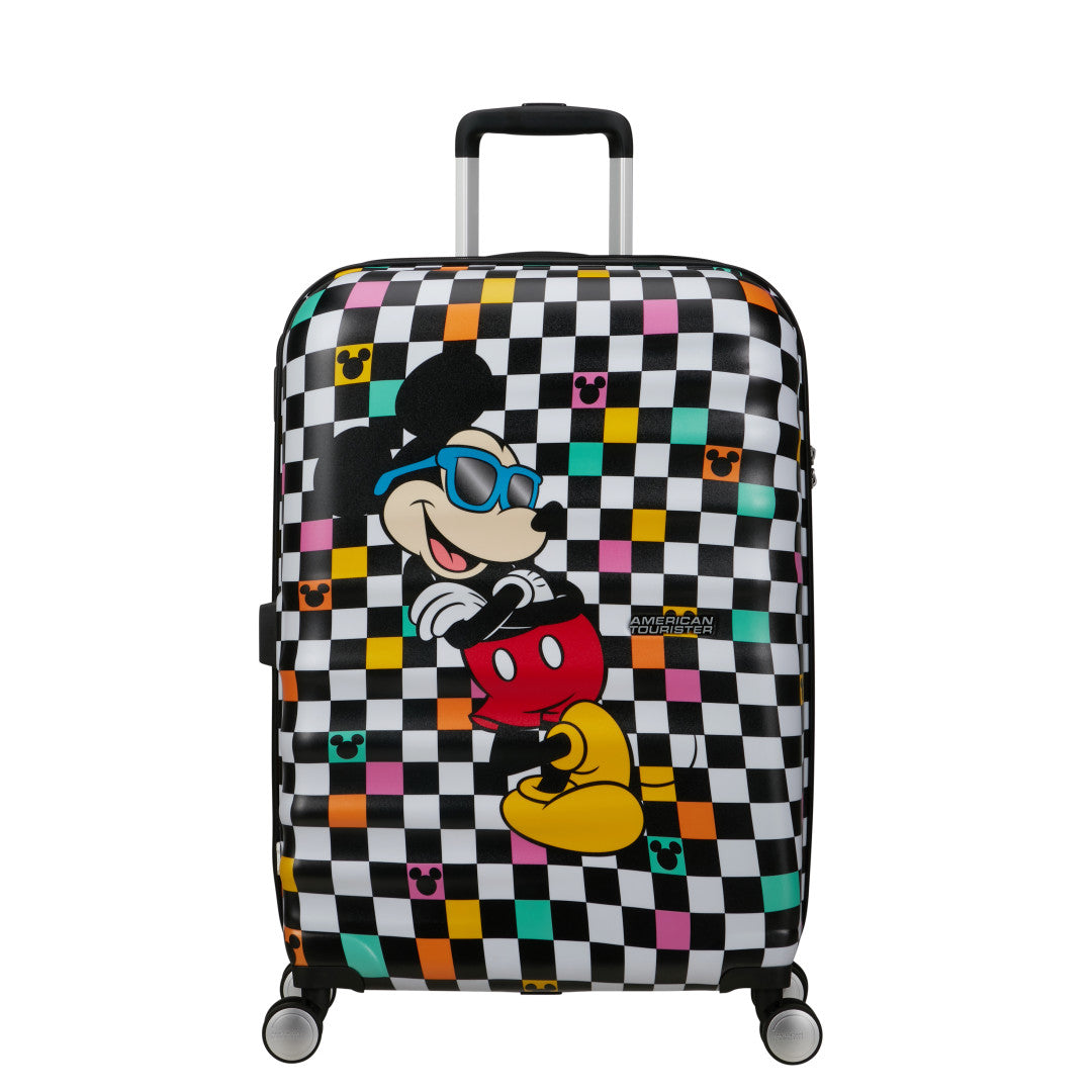 American Tourister Wavebreaker Disney Mellanstor Resväska 67cm – Mickey Check