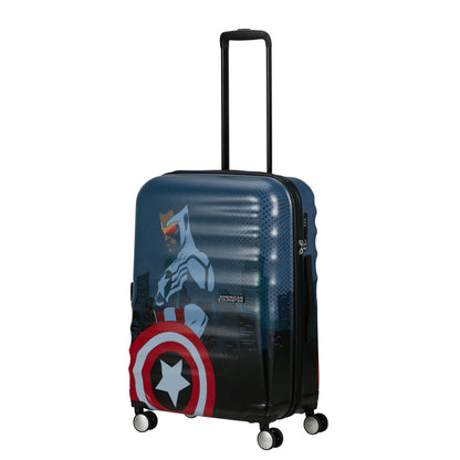 American Tourister Wavebreaker Marvel Spinner resväska 67 cm – Captain America City