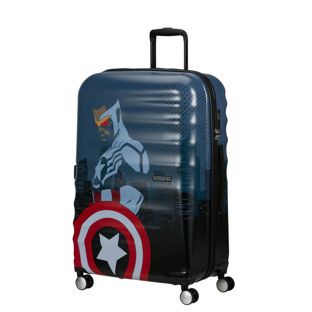 American Tourister Wavebreaker Marvel Spinner resväska 77 cm – Captain America City