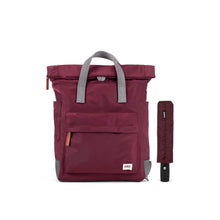 Roka London Bayswater B + Waterloo Ryggsäck 42 cm + Paraply – Plum