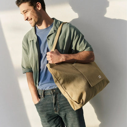 Roka London Portobello N Axelväska 48cm – Khaki