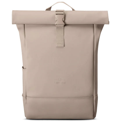 Johnny Urban Harvey rolltop-ryggsäck medium 16" – Beige