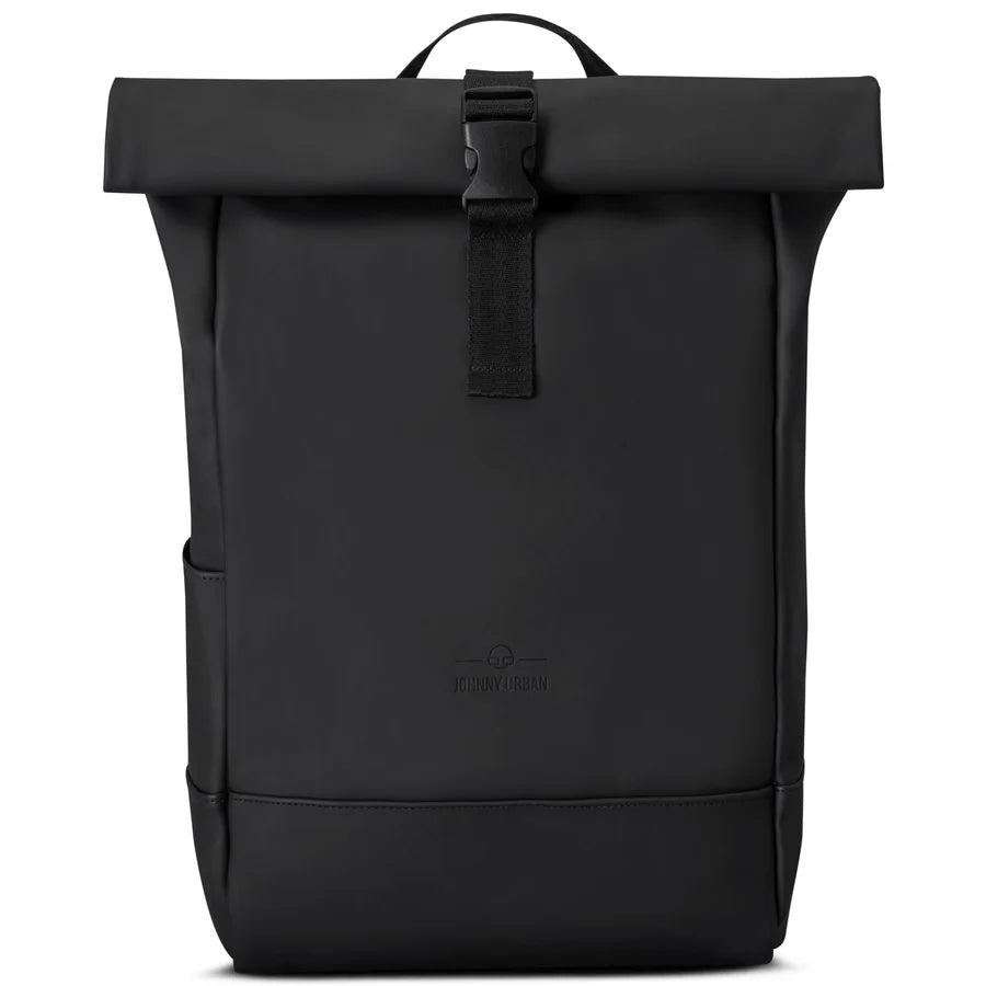 Johnny Urban Harvey rolltop-ryggsäck medium 16" – Svart