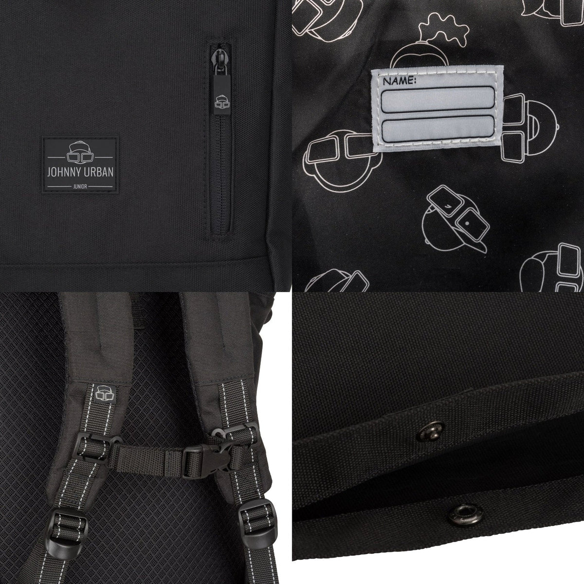 Johnny Urban Junior Aaron Ryggsäck 32cm - Svart