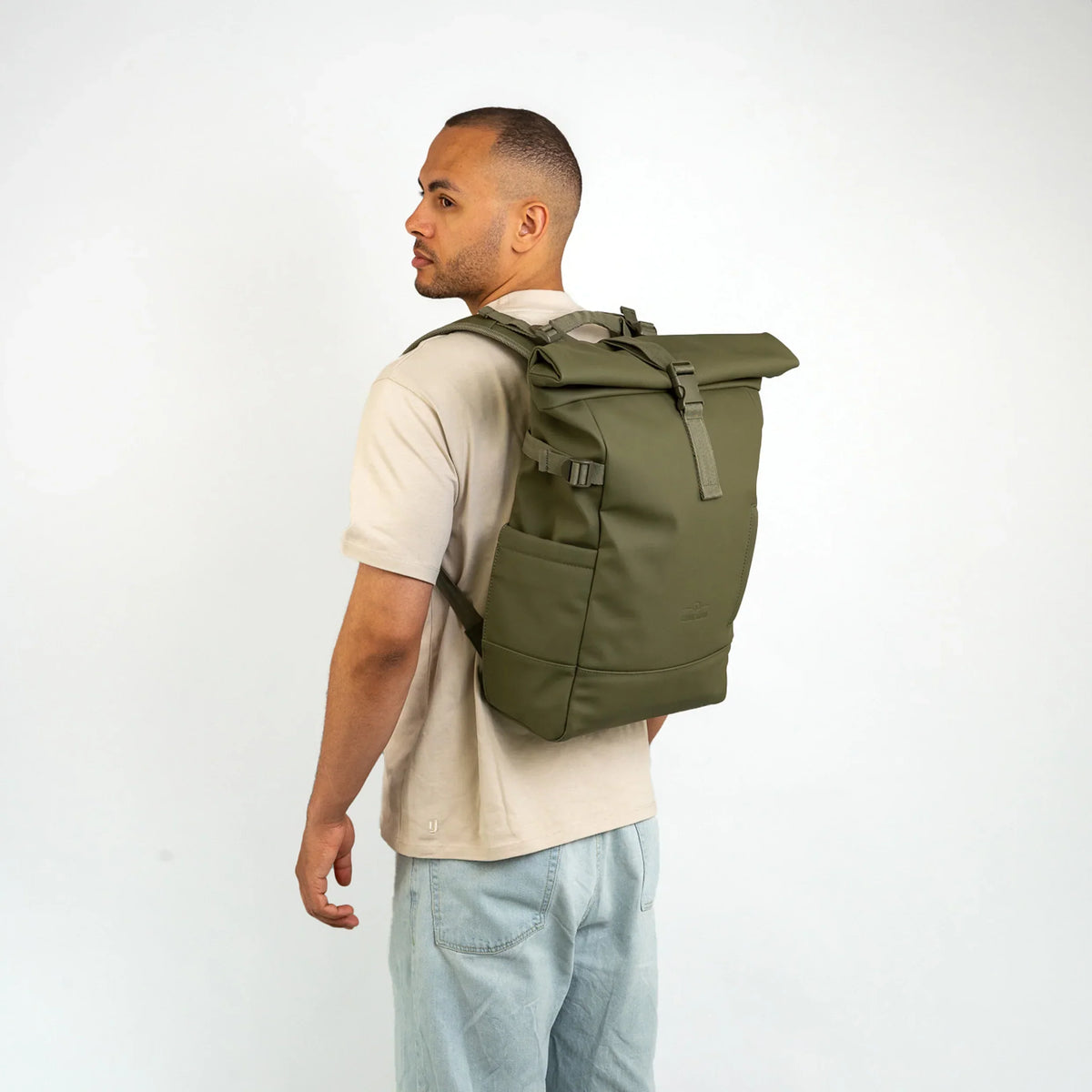 Johnny Urban Harvey Rolltop Large 16 tum – Olive
