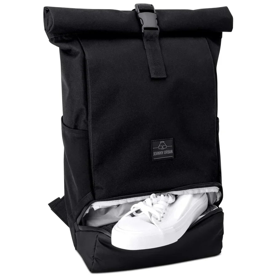 Johnny Urban Allen Rolltop Medium 16 tum – Svart
