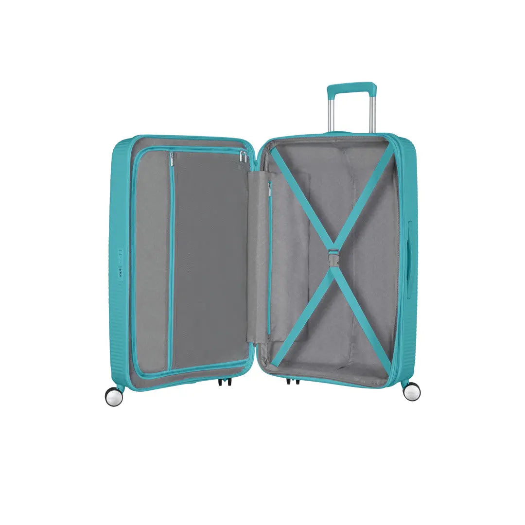American Tourister Soundbox - Turkos Mellanstor Resväska 67cm