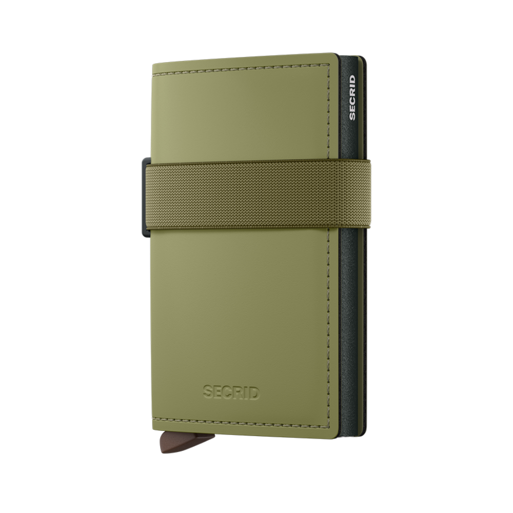 Secrid Matte Bandplånbok 10 cm - Khaki