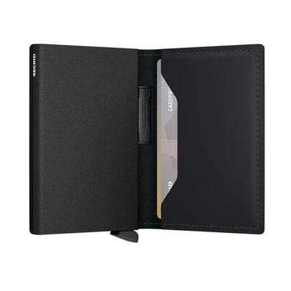 Secrid Matte Bandplånbok 10cm - Svart