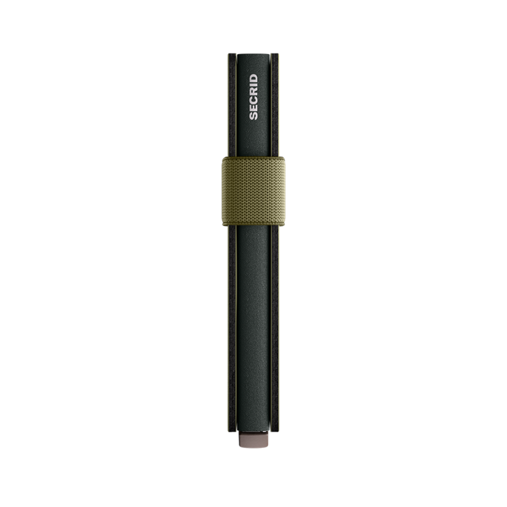 Secrid Matte Bandplånbok 10 cm - Khaki