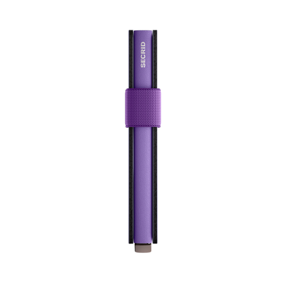Secrid Matte Bandplånbok 10 cm - Lila