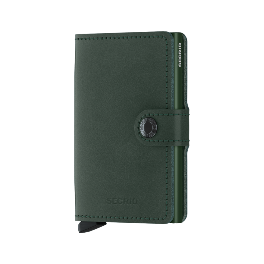 Secrid Miniwallet Original - Grön Korthållare 10cm